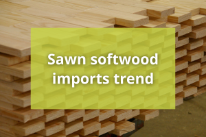 Sawn softwood imports trend